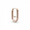 Aro conector para pendiente chapado en oro rosa 14k Pandora