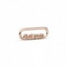 Eslabon chapado en oro rosa 14k con Believe interiorPandora