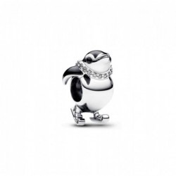 Charm plata pingüino...