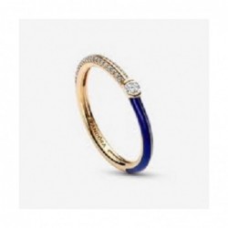 Anillo chapado oro 14k con...