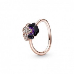 Anillo chapado en oro 14k...