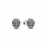 Pendientes plata Máscara Spider-man en pavé Pandora