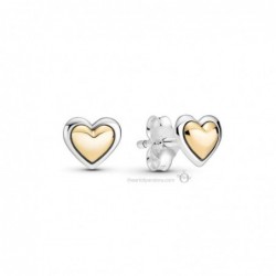 Pendientes plata corazon...