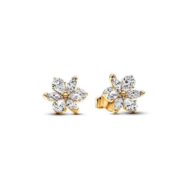 Pendientes chapado oro Herbarium c/ czs Pandora