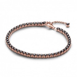 Pulsera chapada en oro rosa...