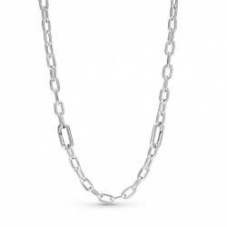 Collar plata eslabones...