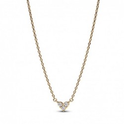Collar chapado oro corazon...