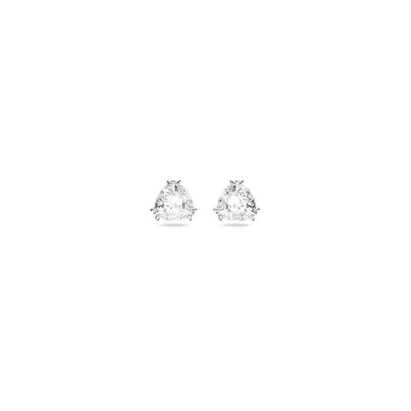 Pendientes triangulares Millenia Swarovski cristal blanco