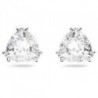 Pendientes triangulares Millenia Swarovski cristal blanco