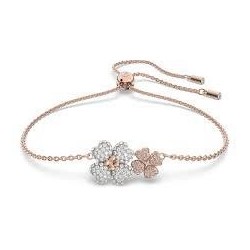 Pulsera rosada flores...