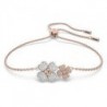 Pulsera rosada flores Latisha Swarovski