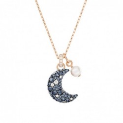 Luna: colgante rosado...