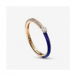 Anillo chapado oro 14k con...