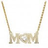 Collar dorado MOM Swarovski